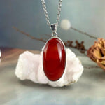 Oval Carnelian Pendant