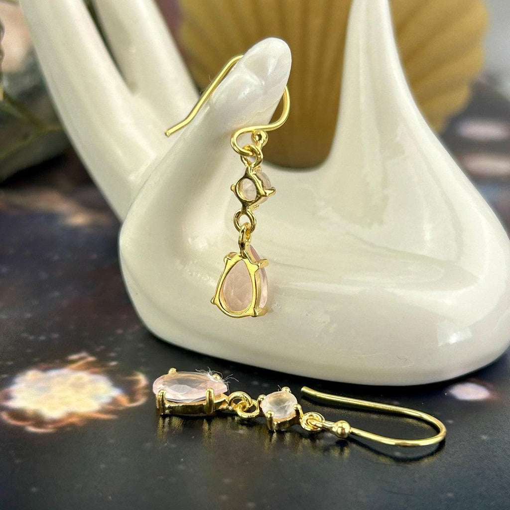 Rose Quartz Gold Jewellery