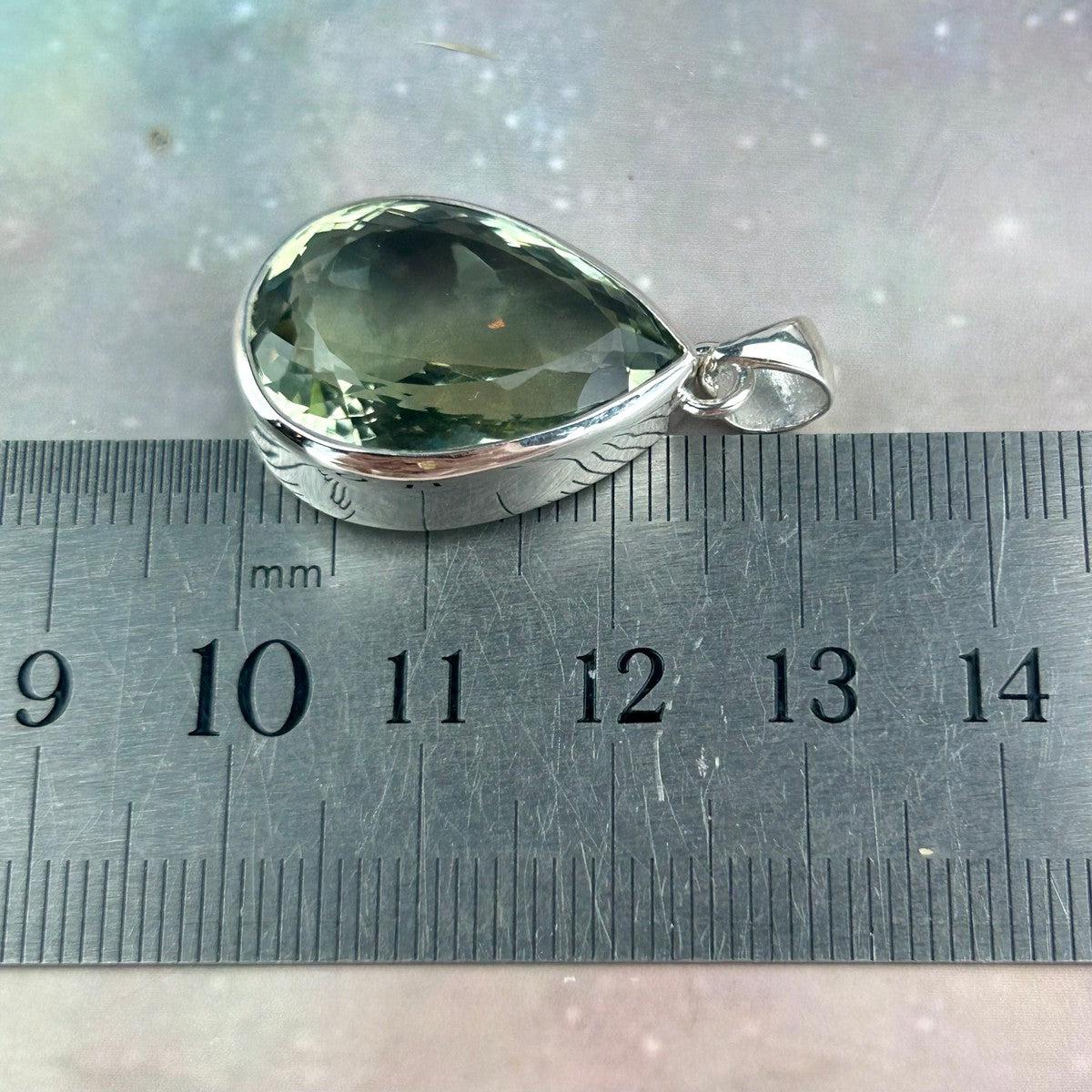 Green Amethyst Pendant