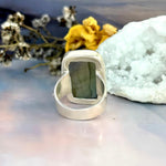 Labradorite Rectangle Ring