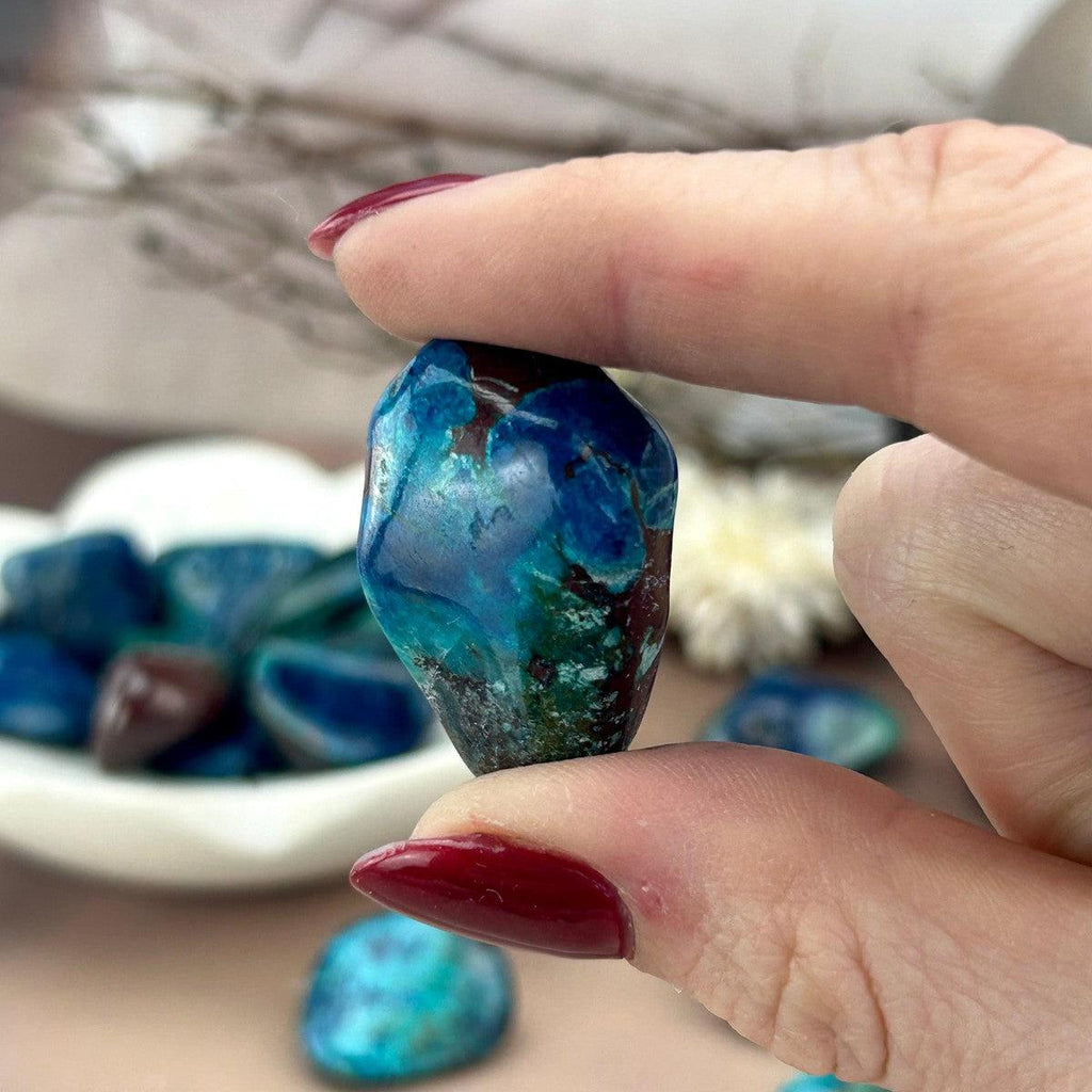 Blue And Green Tumble Stone