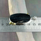 Black Tourmaline Raw Assorted Shape Pendants