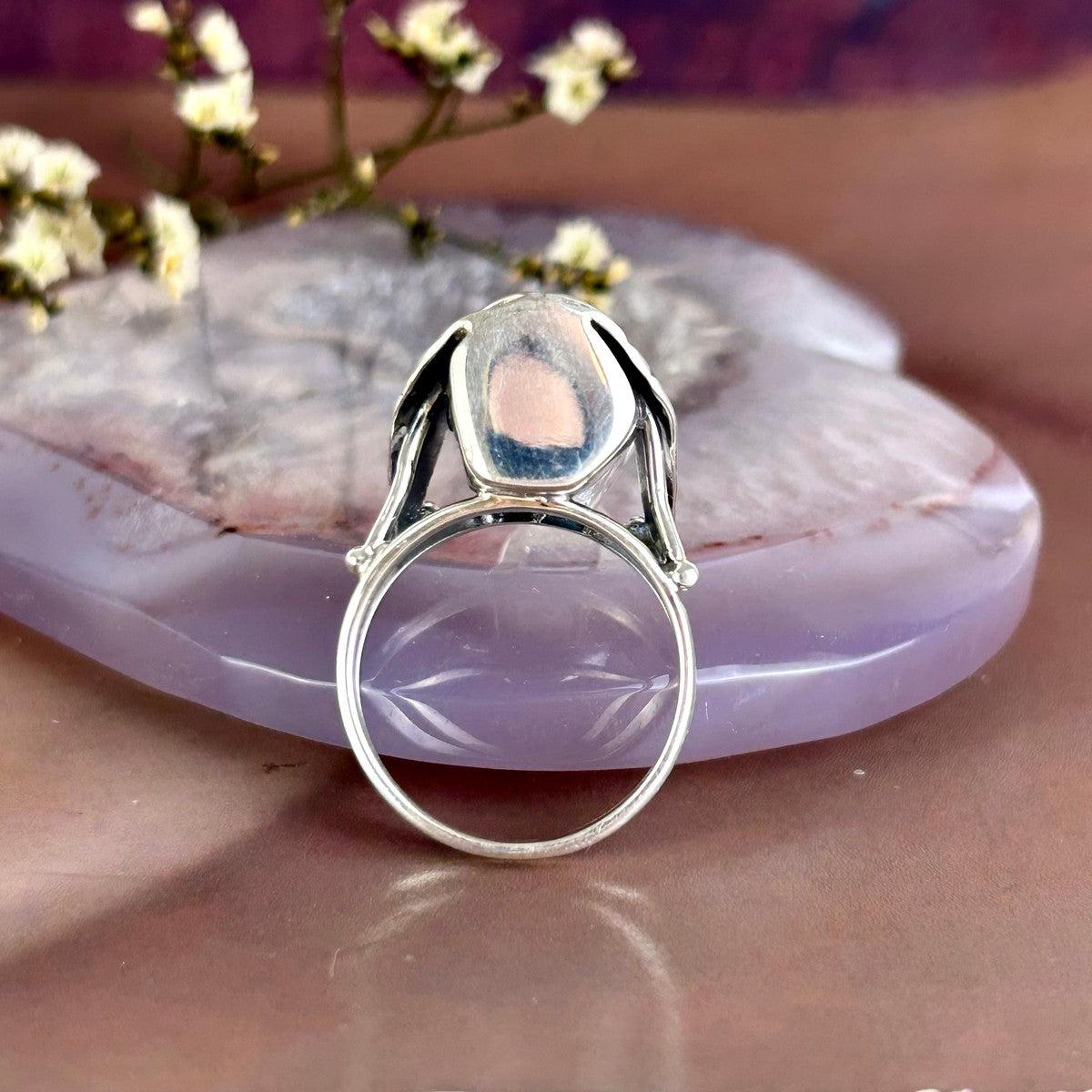 High Vibration Quartz Ring