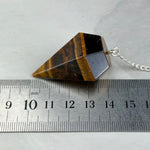 Golden Brown Crystal Pendulum
