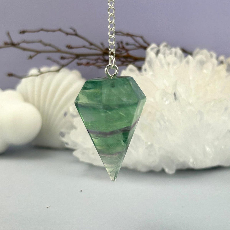 Soft Green Stone Pendulum