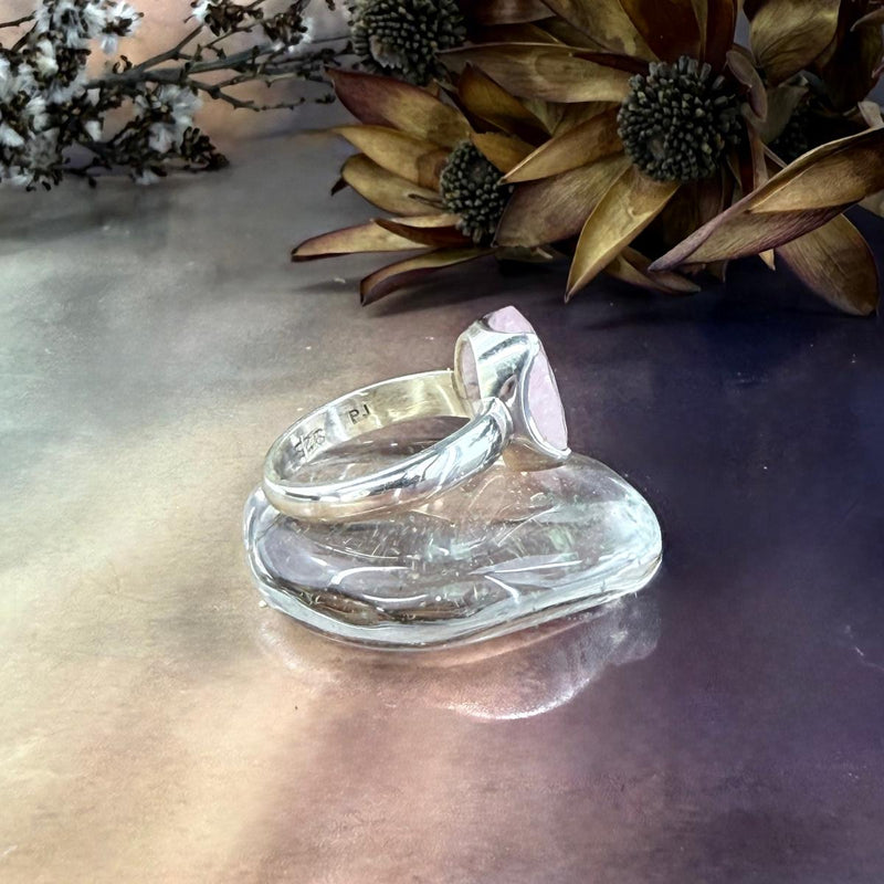 Oval Cut Morganite Ring