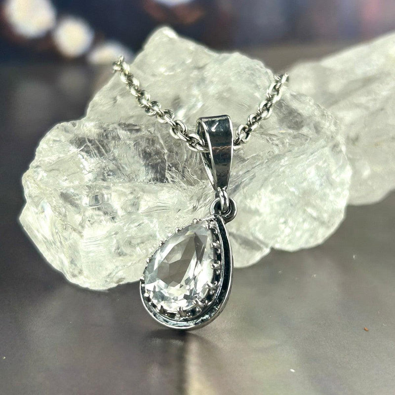 White Topaz Necklace