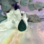 Raw Crystal Pear Shaped Pendant