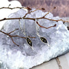 Delicate Amber Drop Earrings