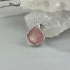 Pink Emerald In Sterling Silver Setting