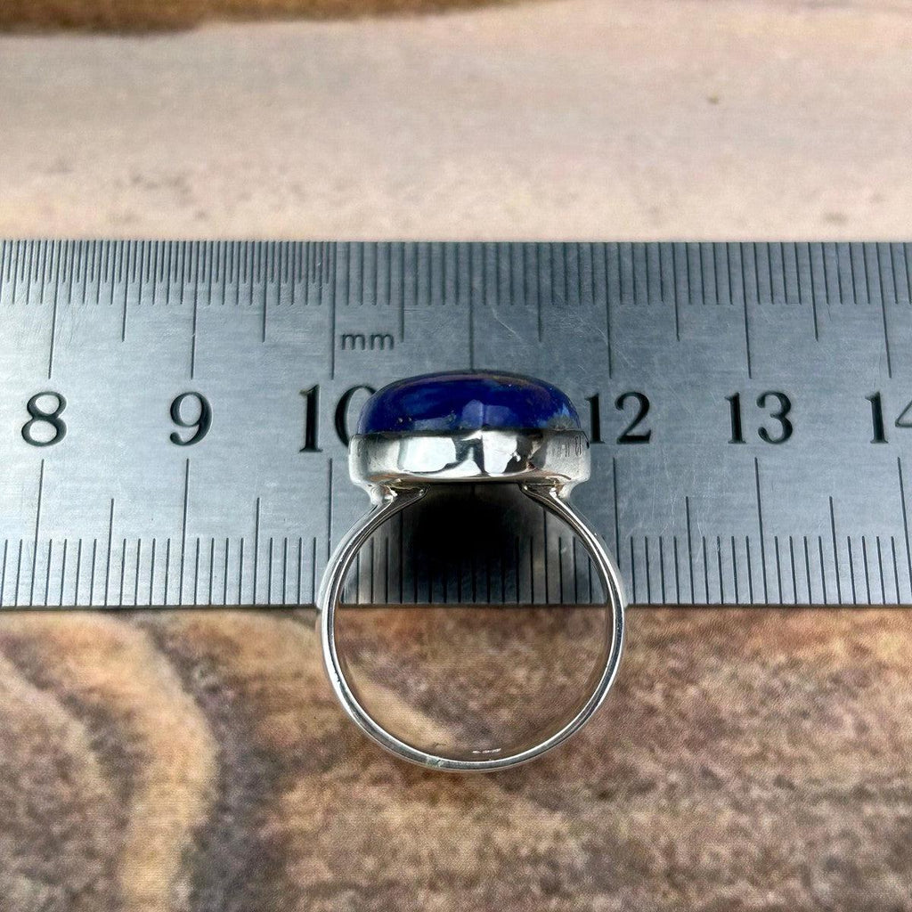 Bright Blue Crystal Ring