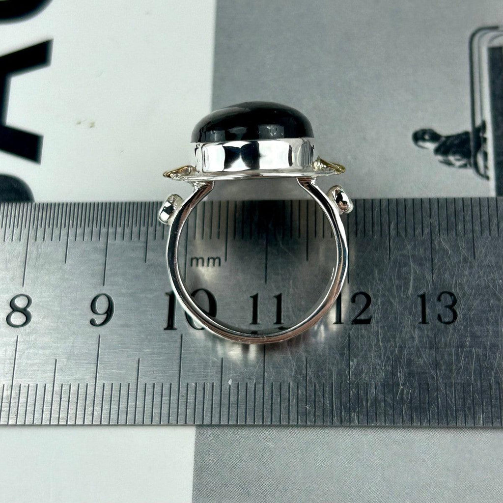 Tourmaline Black Ring