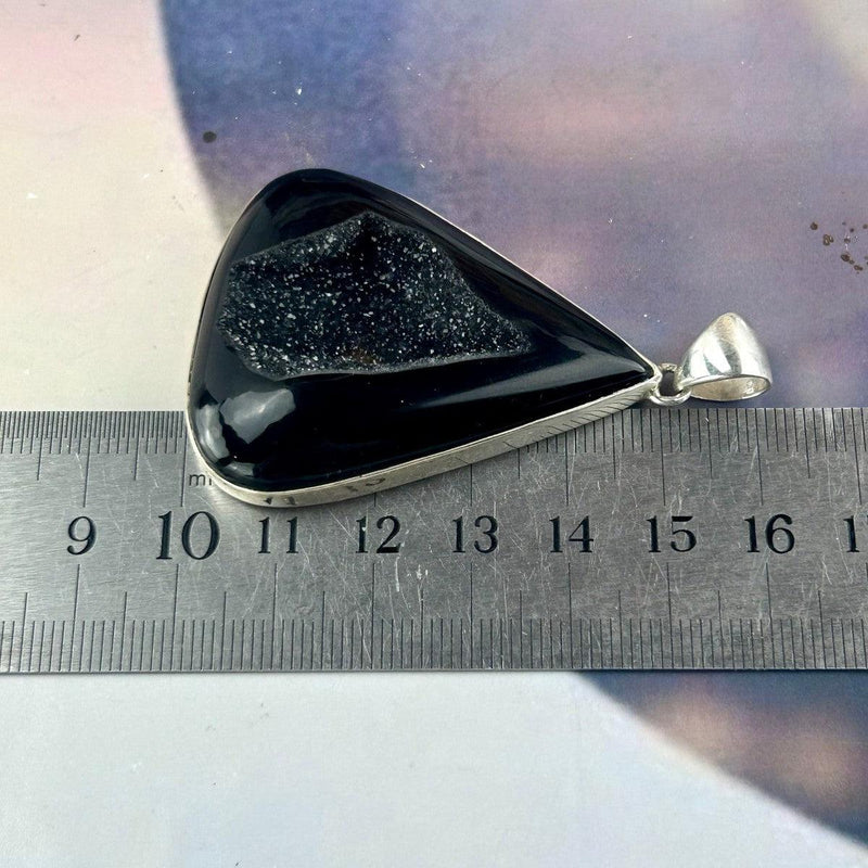 Black Crystal Pendant