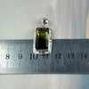 Smokey Lemon Quartz with Phantom inclusions Rectangle Ornate Pendants