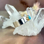 Unisex Design Turquoise Ring