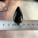 Gold Flash Obsidian Ring