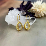 Gold Plated Crystal Earrings