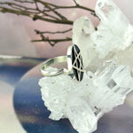 Pagan Symbol Sterling Silver Ring