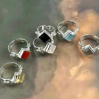 Diamond Cut Crystal Ring