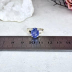 Blue Gemstone Sterling Silver Ring