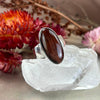 Red Tiger's Eye Oval Ring