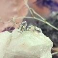 Clear Quartz Crystal Bar Studs