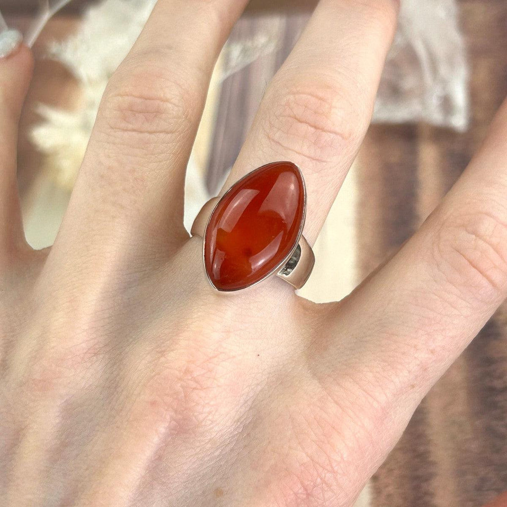 Size N Carnelian Ring