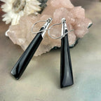 Onyx Bar Earrings