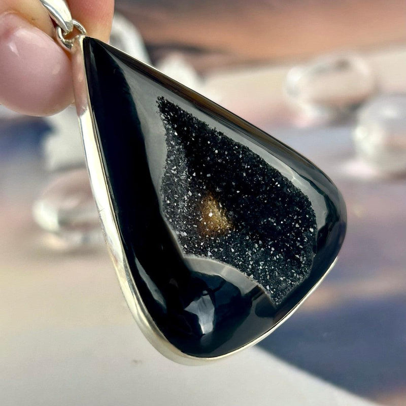 Black Agate Pendant