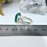 Malachite Round Dome Ring