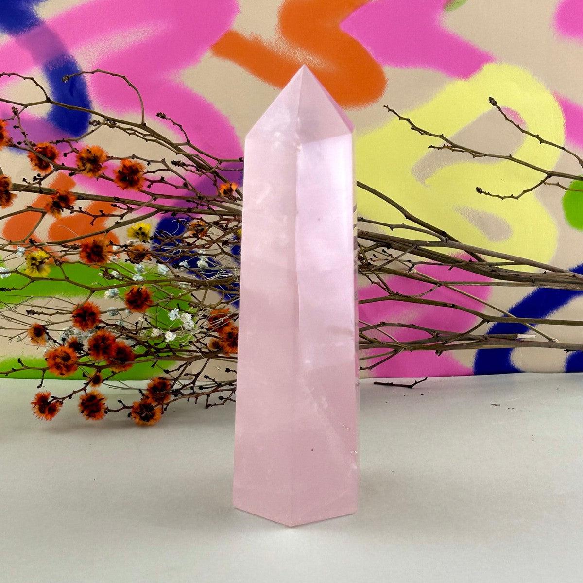Rose Quartz Terminated Point