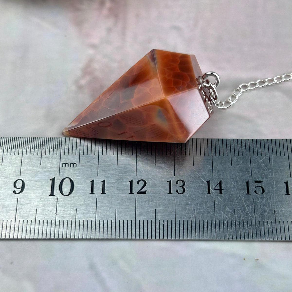 Agate Sterling Silver Pendulum