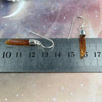 Rough Crystal Bar Earrings