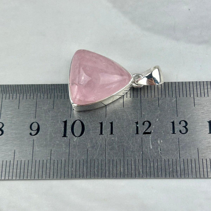 Pink Stone Sterling Silver Pendant