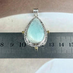 Rare Stone Silver Pendant