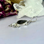 Black Onyx & Pearl Filigree Pendant