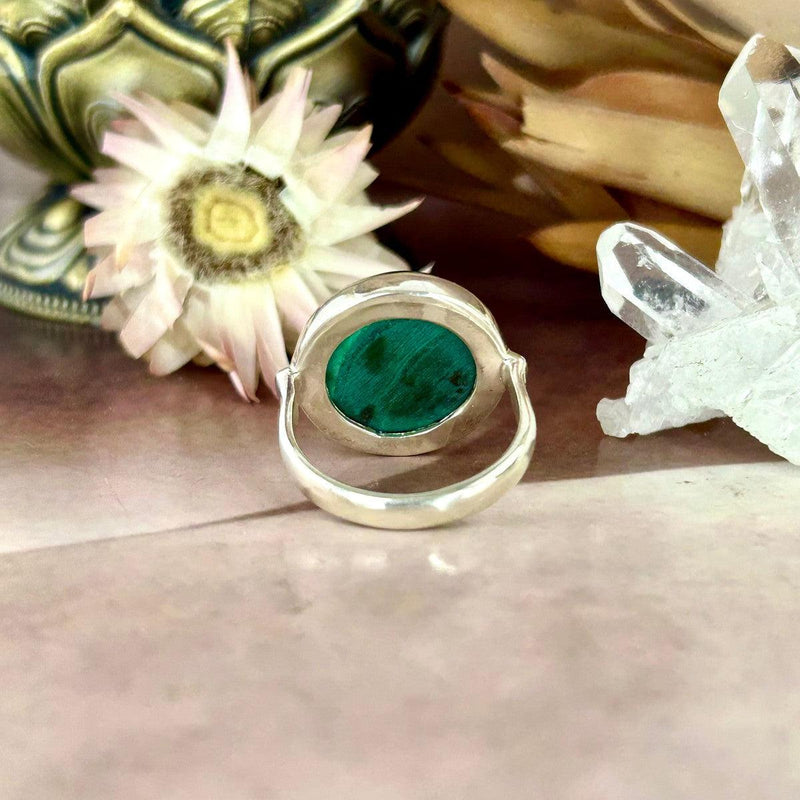 Size 7 Malachite Ring