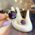 High Grade Amethyst Ring