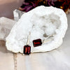 Classic Garnet Drop Earrings