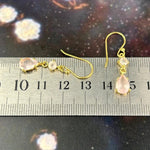 Gold Gemstone Evening Earrings