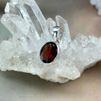 Oval Garnet Pendant