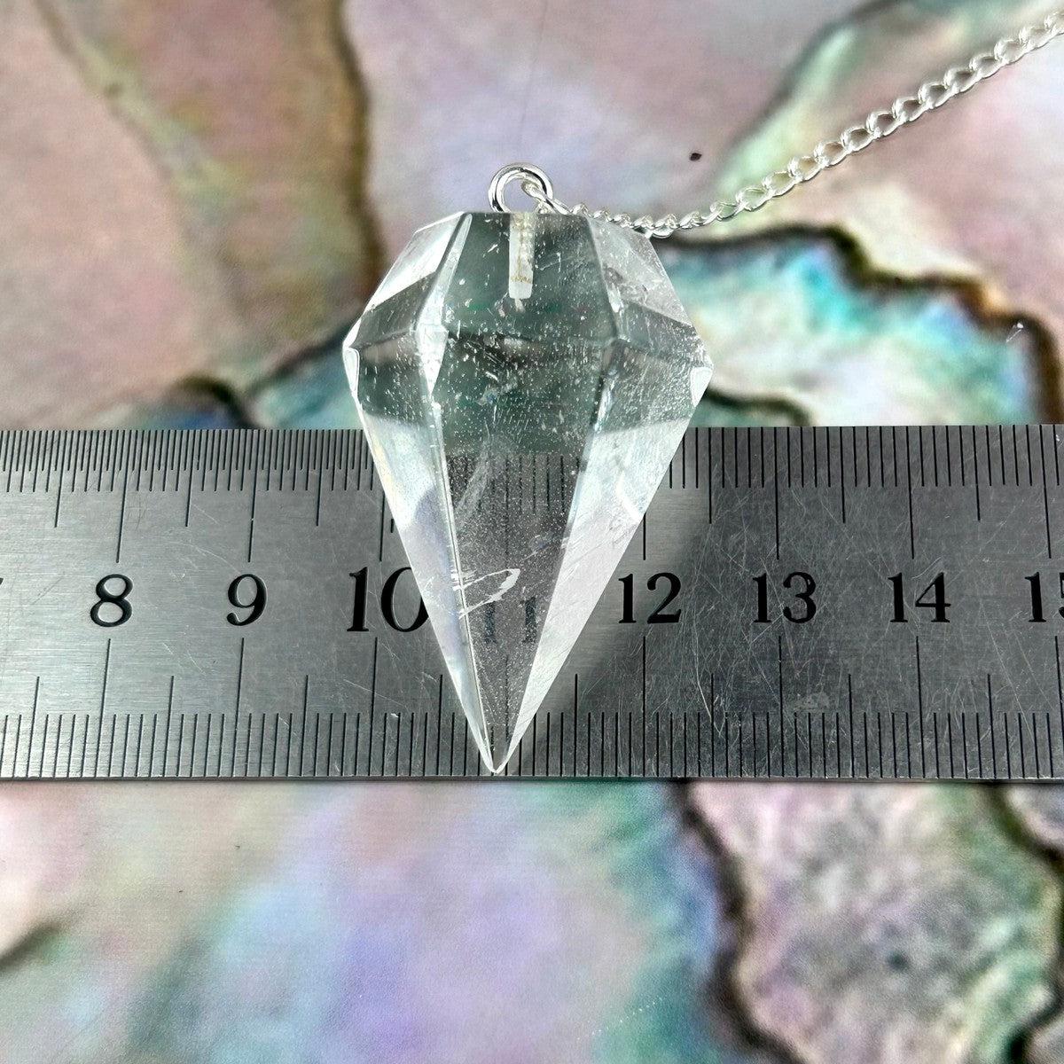 Diamond Shape Crystal Pendulum