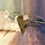 Rhyolite Crystal Pendulum