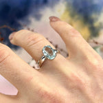 Small Ring Size Aquamarine 