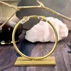 Double Point Quartz Studs
