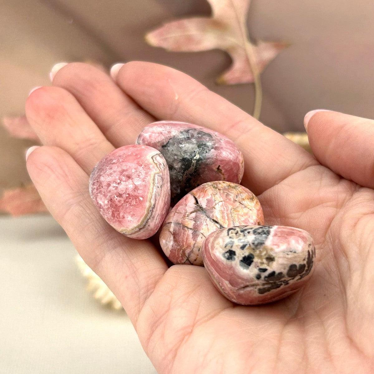 Pink Crystal Polished Stone