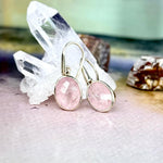 Morganite Sterling Silver Earrings