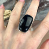 Black Tourmaline Feature Ring