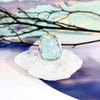 Rough Cut Aquamarine Ring