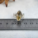 Citrine Natural Marquise Ring